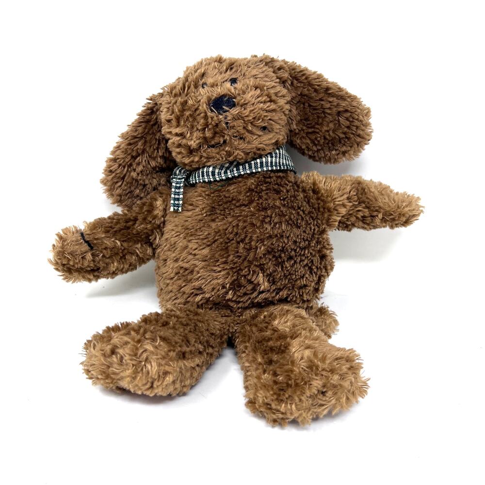 Gund Home Mini Sugar Sacks Brown Puppy Dog 9" Beanbag Plush 60045‎
